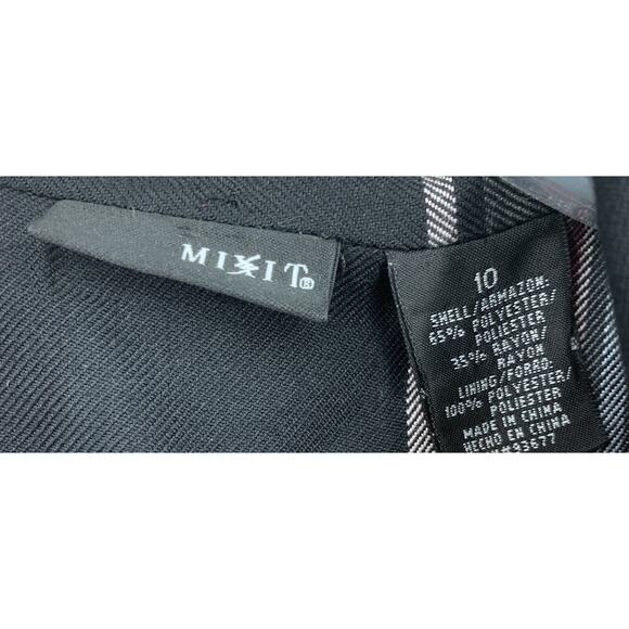 Vintage 1990's Mixit Sz 10 Pink Plaid Shrunken Blazer Jacket Clueless Friends - Picture 3 of 11